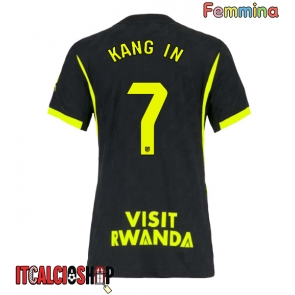 Atletico Madrid Lee Kang-in #7 Seconda Maglia Femmina 2026-27 Manica Corta